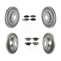 Front Rear Coated Disc Brake Rotors And Ceramic Pads Kit For Audi TT Quattro KGT-101987