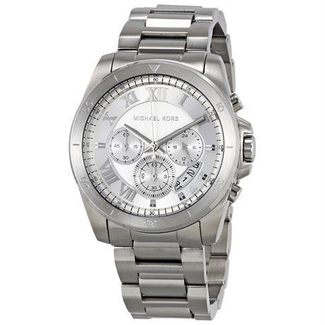 Brecken Silver Dial Men's Chronograph Watch MK8562 in Jewellery & Watches in Ontario