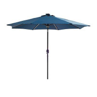 Arlmont & Co. Kaiya 9' Lighted Market Umbrella