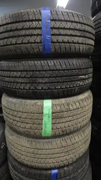 225 60 17 2 Firestone FuelFighter Used A/S Tires With 95% Tread Left
