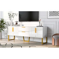 Ivy Bronx TV Stand, Entertainment Centerswith Drawers And Cabinets For Tvs Up To 75 Inches-25.2" H x 66.9" W x 15.7" D