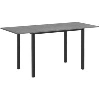 Ebern Designs Drop Leaf Tables For Small Spaces, Folding Kitchen Table For Six People, Extending Dining Table With Steel