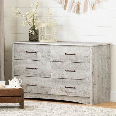 South Shore Helson 6 Drawer Double Dresser in Dressers & Wardrobes