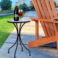 Winston Porter Outdoor Mosaic Side Table