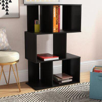 Ebern Designs Artiaga Geometric Bookcase