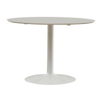 George Oliver Round Dining Table White