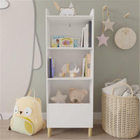 Isabelle & Max™ 4-Tier Bookcase, Children's Book Display, Bookshelf Toy Storage Cabinet Organizer For Children's Room, P