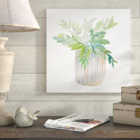 Gracie Oaks 'Potted Plant II' Watercolor Painting Print