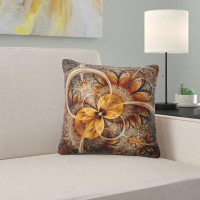 Made in Canada - The Twillery Co. Corwin Abstract Fractal Flower Pillow