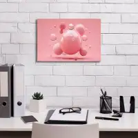 Ebern Designs Bubble Gum On Canvas Print