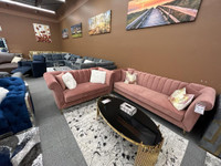 Pink Sofa Set on Sale !! Chatham Kent Furniture Sale!