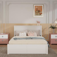 Red Barrel Studio Storage Platform Bed With Pull Out Shelves And Twin Size Trundle