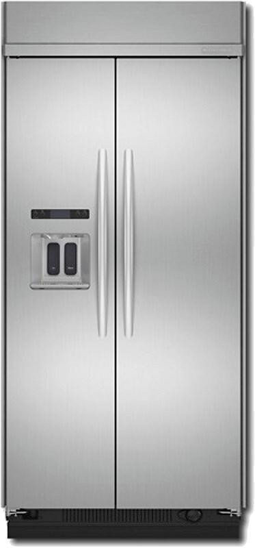 Kitchenaid KSSC42QTS 42 Built-In Side by Side Refrigerator 25.3 cu. ft. Capacity in Refrigerators in Oshawa / Durham Region
