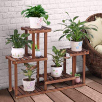 Arlmont & Co. Nazarria Rectangular Multi-tiered Plant Stand