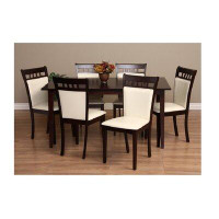 HOME ACCESSORIES INC Shirlyn 4 - Person Solid Oak Dining Set