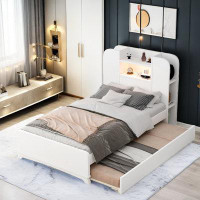 Red Barrel Studio Amy-Leigh Bookcase Storage Bed