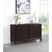 Wildon Home® Emberlyn 6-drawer Bedroom Dresser Brown