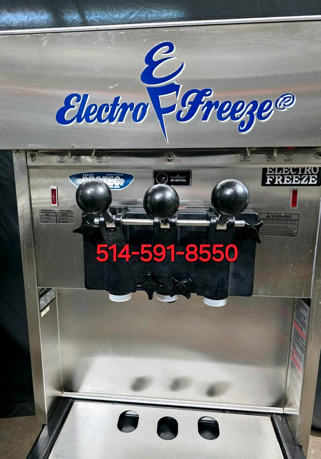 Electro Freeze Soft Serve Ice Cream Machine / Machine a Creme Glacee Molle in Industrial Kitchen Supplies in North Bay - Image 3