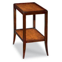 Woodbridge Furniture Chairside Tray Top End Table with Strorage