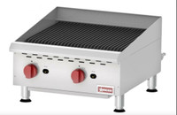 COUNTERTOP RADIANT GAS CHAR-BROILER WITH 2 BURNERS