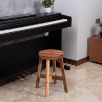 Millwood Pines Acacia Wood Stool End Tables For Sofas Sub-stool for Living Room