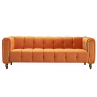 Mercer41 Modern Velvet Sofa for Living Room
