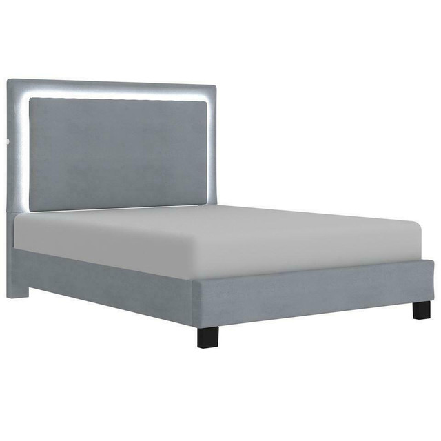 March Madness!!  Contemporary Bed with LED Light in Beds & Mattresses in Edmonton Area - Image 4