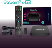 StreamPro G3 Android 11 IPTV STB Emulator Streaming Media Player 4K Box Stream Pro Generation 1  StreamPro EMU App