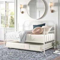 Kelly Clarkson Home Debbie Metal Daybed with Trundle