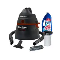 Koblenz Koblenz Wet Dry Sanitizing Vacuum With Muli-use Nozzle, 3 Gallon, Disinfects Against Virus, Bacteria And Germs