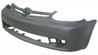 Bumper Front Toyota Echo 2003-2005 Matte-Dark Gray Without Spoiler Hole Coup/Sedan , TO1000296