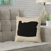Ivy Bronx Austrinus Oregon Pillow in , Spun Polyester Double Sided Print/Throw Pillow