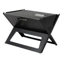 FETMIA Offset Charcoal Portable 11 Square Inches Smoker & Grill