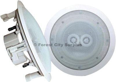 PYLE PWRC82 8-INCH MARINE WATER RESISTANT CEILING SPEAKERS - AMAZING SURPLUS PRICE!!! in Boat Parts, Trailers & Accessories