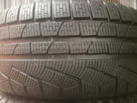 (JH50) 1 Pneu Hiver - 1 Winter Tire 245-45-18 Pirelli Run Flat 7-8/32
