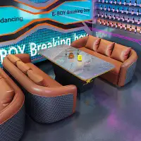 NashyCone High-end Bar Cafe Reception Sofa and Table Sets