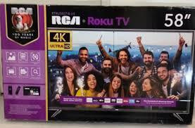 RCA 58 4K Ultra HD (2160P) HDR Roku Smart LED Tv, New in Box with warranty. Super Sale $399.00 No Tax. in TVs in Toronto (GTA)