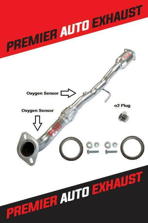 2002 - 2006 Toyota Camry 2004 - 2006 SOLARA Catalytic Converter 2.4L Direct-Fit With Gaskets Canada Preview