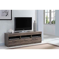 Millwood Pines TV Stand With 3 Drawers and 3 Shelves