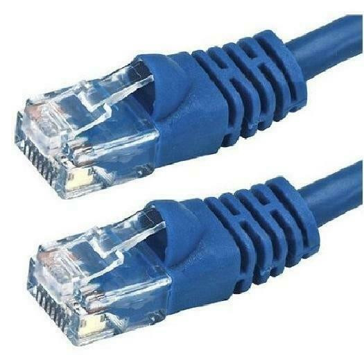 50 ft. Blue High Quality Cat 6 550MHz UTP RJ45 Ethernet Bare Copper Network Cable in Cables & Connectors in West Island - Image 2