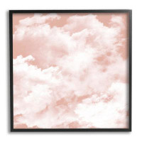 Stupell Industries Stupell Industries™ Pastel Pink Clouds Framed Giclee Art Design By LSR Design Studio
