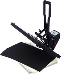 .Flat Heat Press Machine 16x24Inch 110V Transfer Press Multifunction Sublimation for T Shirt Mouse Pads Puzzles #003450