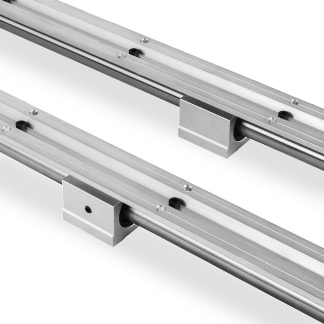 Aluminum Cylindrical Guide Supported Linear Slide Rail Shaft Rod With 4pcs Slider Block CNC in Other Business & Industrial in Toronto (GTA) - Image 3