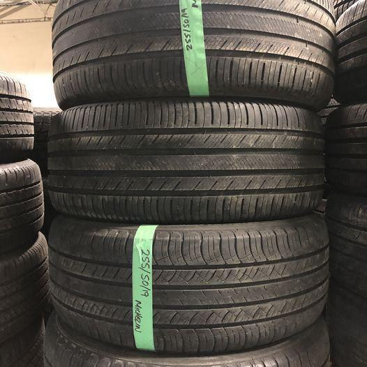 255 50 19 2 Michelin Premier Used A/S Tires With 70% Tread Left in Tires & Rims in Toronto (GTA)