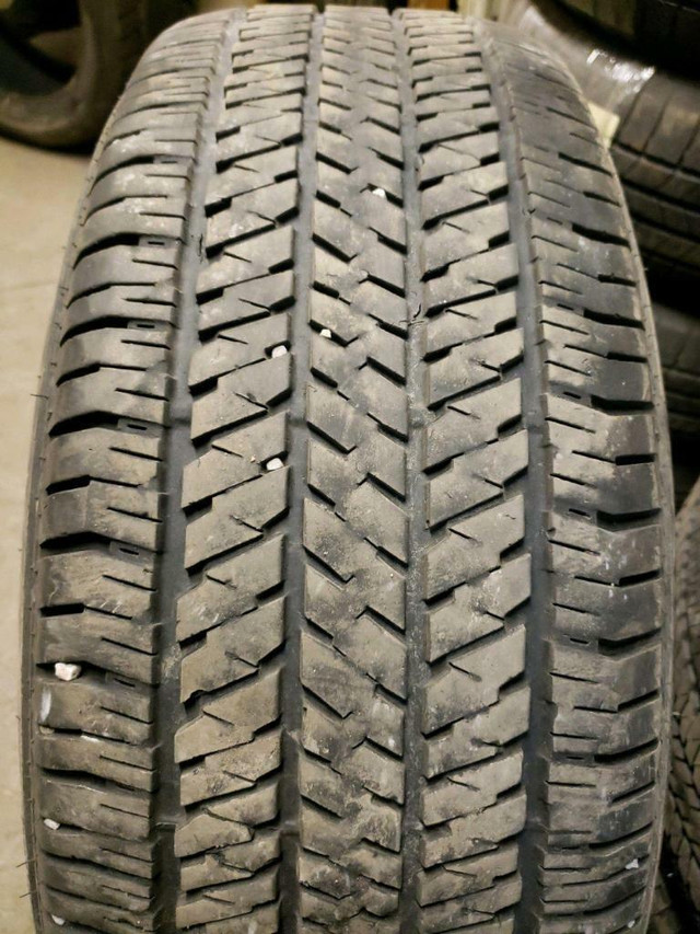 4 pneus d'été 265/65/17 110S Bridgestone Dueler H/T 684 II 48.5% d'usure, mesure 5-5-5-5/32 in Tires & Rims in Québec City - Image 3