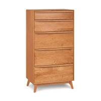 Copeland Furniture Catalina 5 Drawer 27" W Solid Wood Chest