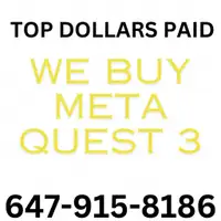 CASH RIGHT AWAY WE BUY META QUEST 3 ,APPLE PRODUCTS,DYSON,SAMSUNG,GOOGLE PIXEL AND MANY MORE WITH BEST PRICE