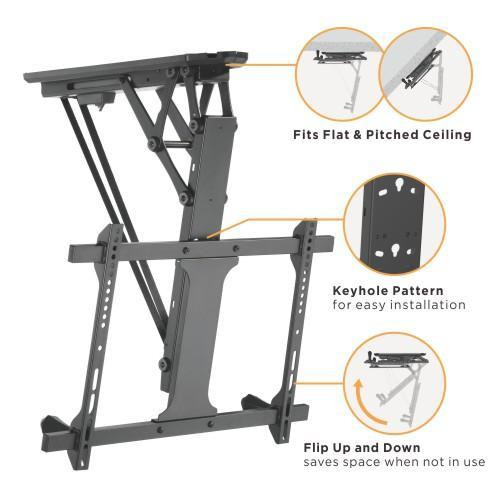 Promotion! MOTORIZED FLIP DOWN TV CEILING MOUNT FOR MOST 32”-70” TVS, M0546,$399(was$499) in Video & TV Accessories - Image 3