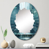 East Urban Home Doux - Modern Wall Mirror Oval