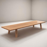 PEPPER CRAB Pine modern simple rectangular long dining table